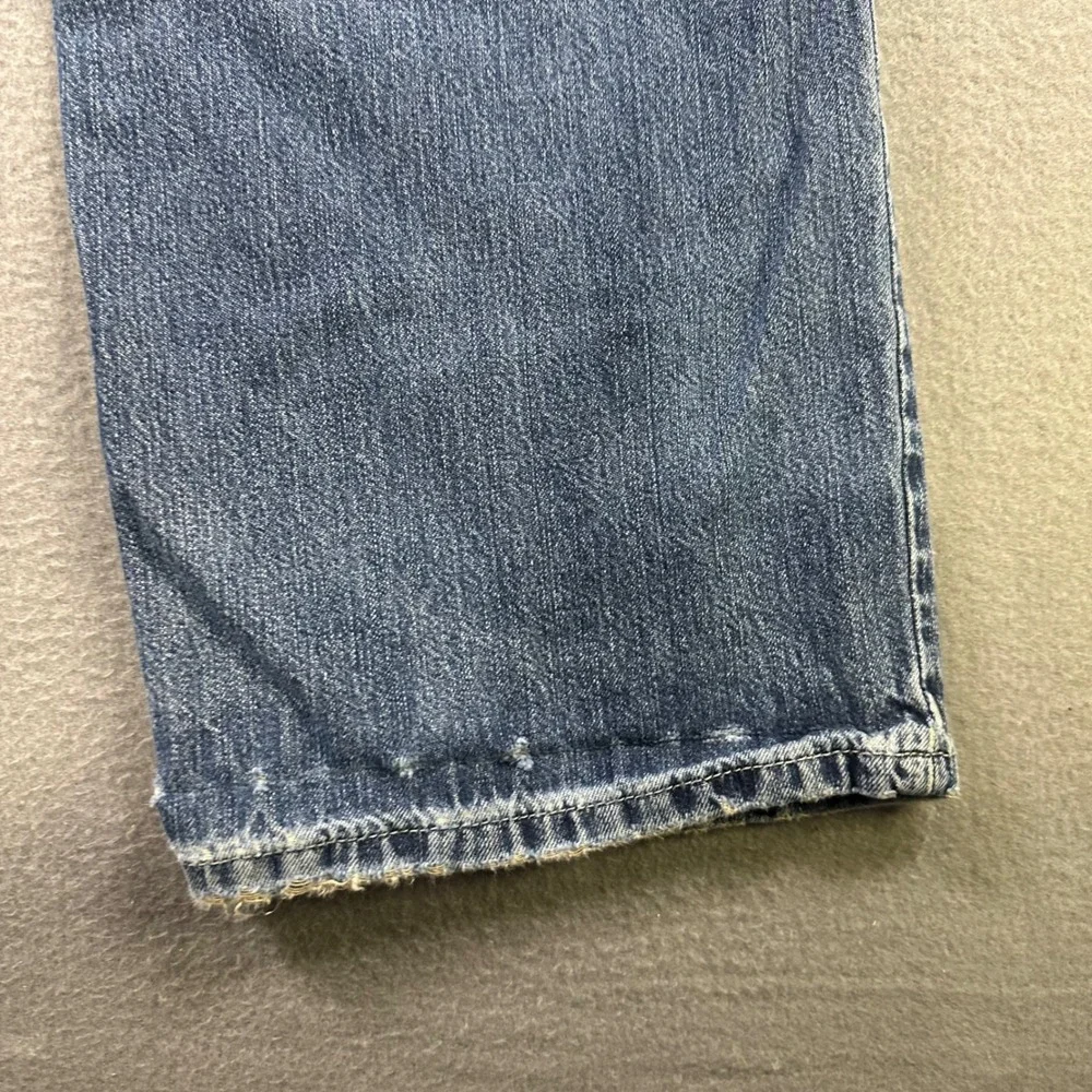Polo Ralph Lauren Mens Loose Fit Jeans Blue Medium Wash Denim 100% Cotton 36x30